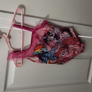My little pony toddler girl swimsuit size 4